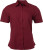 James & Nicholson - Popline Shirt shortsleeve (wine)