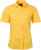 James & Nicholson - Popeline Bluse kurzarm (yellow)