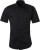 James & Nicholson - Popline Shirt shortsleeve (black)