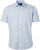 James & Nicholson - Popline Shirt shortsleeve (light blue)