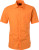 James & Nicholson - Popeline Hemd kurzarm (orange)