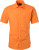 James & Nicholson - Popline Shirt shortsleeve (orange)