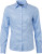 James & Nicholson - Micro-Twill Shirt longsleeve (light blue)