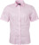 James & Nicholson - Micro-Twill Shirt shortsleeve (light pink)