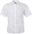 James & Nicholson - Mikro-Twill Bluse kurzarm (white)