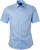 James & Nicholson - Micro-Twill Shirt shortsleeve (light blue)