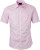 James & Nicholson - Mikro-Twill Hemd kurzarm (light pink)