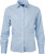 James & Nicholson - Oxford Bluse langarm (light blue)