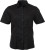 James & Nicholson - Oxford Shirt shortsleeve (black)