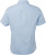 James & Nicholson - Oxford Bluse kurzarm (light blue)