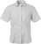 James & Nicholson - Oxford Bluse kurzarm (silver)