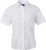 James & Nicholson - Oxford Bluse kurzarm (white)