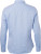 James & Nicholson - Herringbone Bluse langarm (light blue)