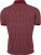 James & Nicholson - Ladies' Printed Polo (wine/white)
