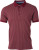 James & Nicholson - Men's Printed Polo (wine/white)