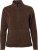 James & Nicholson - Damen Microfleece Jacke (brown)