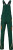 James & Nicholson - Workwear Pants with Bib (dark green/orange)