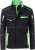 James & Nicholson - Workwear Sommer Softshell Jacke (black/lime green)