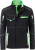 James & Nicholson - Workwear Summer Softshell Jacket (black/lime green)