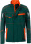 James & Nicholson - Workwear Summer Softshell Jacket (dark green/orange)