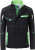 James & Nicholson - Workwear Winter Softshell Jacket (black/lime green)