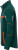 James & Nicholson - Workwear Winter Softshell Jacke (dark green/orange)