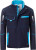 James & Nicholson - Workwear Winter Softshell Jacke (navy/turquoise)