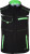 James & Nicholson - Workwear Winter Softshell Gilet (black/lime green)