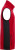 James & Nicholson - Men's Workwear Fleece Vest (red/black)