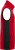 James & Nicholson - Herren Workwear Fleece Gilet (red/black)