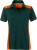 James & Nicholson - Damen Workwear Polo (dark green/orange)