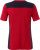 James & Nicholson - Damen Workwear T-Shirt (red/navy)