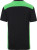 James & Nicholson - Men's Workwear T-Shirt (black/lime green)