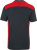 James & Nicholson - Men's Workwear T-Shirt (carbon/red)