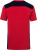 James & Nicholson - Herren Workwear T-Shirt (red/navy)