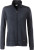 James & Nicholson - Ladies' knitted Workwear Fleece Jacket (carbon melange/black)