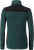 James & Nicholson - Ladies' knitted Workwear Fleece Jacket (dark green melange/black)