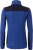 James & Nicholson - Damen Workwear Strickfleece Jacke (royal melange/navy)