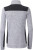 James & Nicholson - Ladies' knitted Workwear Fleece Jacket (white melange/carbon)