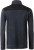 James & Nicholson - Men's knitted Workwear Fleece Jacket (carbon melange/black)