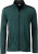 James & Nicholson - Men's knitted Workwear Fleece Jacket (dark green melange/black)