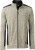 James & Nicholson - Men's knitted Workwear Fleece Jacket (stone melange/black)