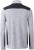 James & Nicholson - Herren Workwear Strickfleece Jacke (white melange/carbon)