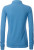 James & Nicholson - Ladies' Workwear Polo Pocket longsleeve (aqua)