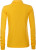 James & Nicholson - Damen Workwear Polo mit Brusttasche langarm (gold yellow)