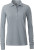 James & Nicholson - Ladies' Workwear Polo Pocket longsleeve (grey heather)