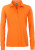 James & Nicholson - Ladies' Workwear Polo Pocket longsleeve (orange)