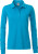 James & Nicholson - Ladies' Workwear Polo Pocket longsleeve (turquoise)