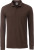 James & Nicholson - Men's Workwear Polo Pocket Longsleeve (brown)