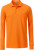 James & Nicholson - Men's Workwear Polo Pocket Longsleeve (orange)